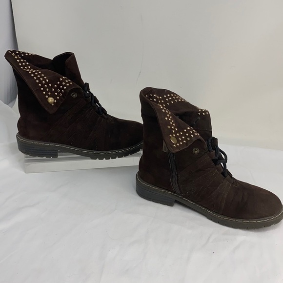 Stuart Weitzman Sz 1(US) Brown Yadastud Ankle Boot - Picture 2 of 15